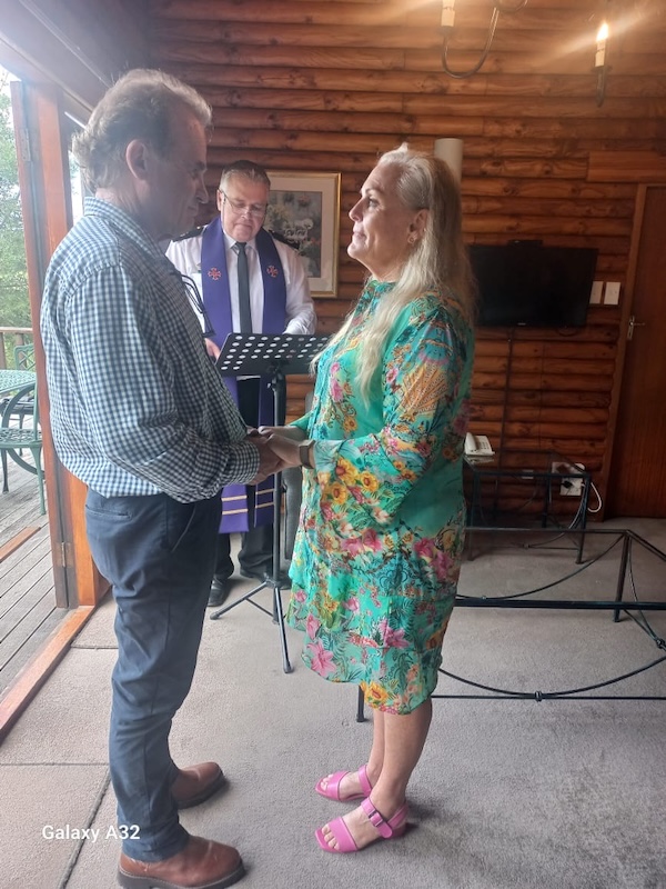 Wedding ceremony by Dr. Gerrit Rademeyer in Colchester