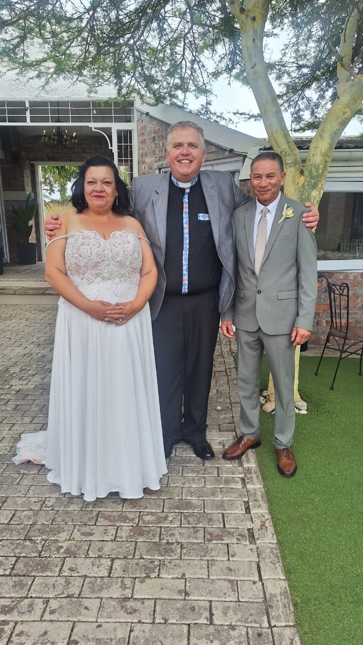 Wedding ceremony by Dr. Gerrit Rademeyer in Colchester