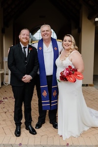 Wedding ceremony by Dr. Gerrit Rademeyer in Colchester