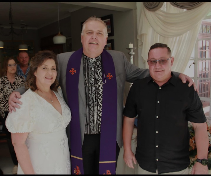 Wedding ceremony by Dr. Gerrit Rademeyer in Colchester